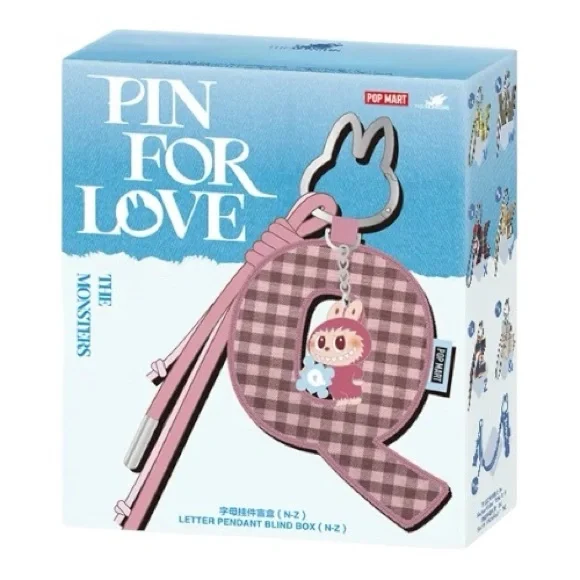 POP MART T Letter Labubu PIN FOR LOVE THE MONSTERS Letter Pendant Confirmed Box - Picture 6 of 14